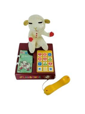 Shari Lewis Lamb Chop Play Telephone Vintage Toy 1993 Working